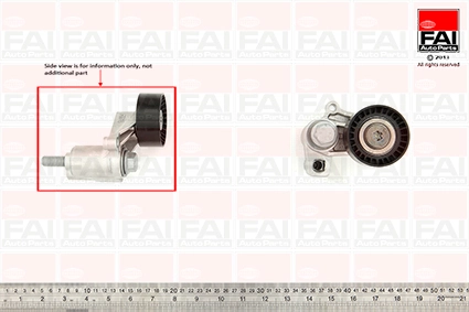 Belt Tensioner, V-ribbed belt